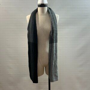 Tommy Hilfiger Black Gray Scarf